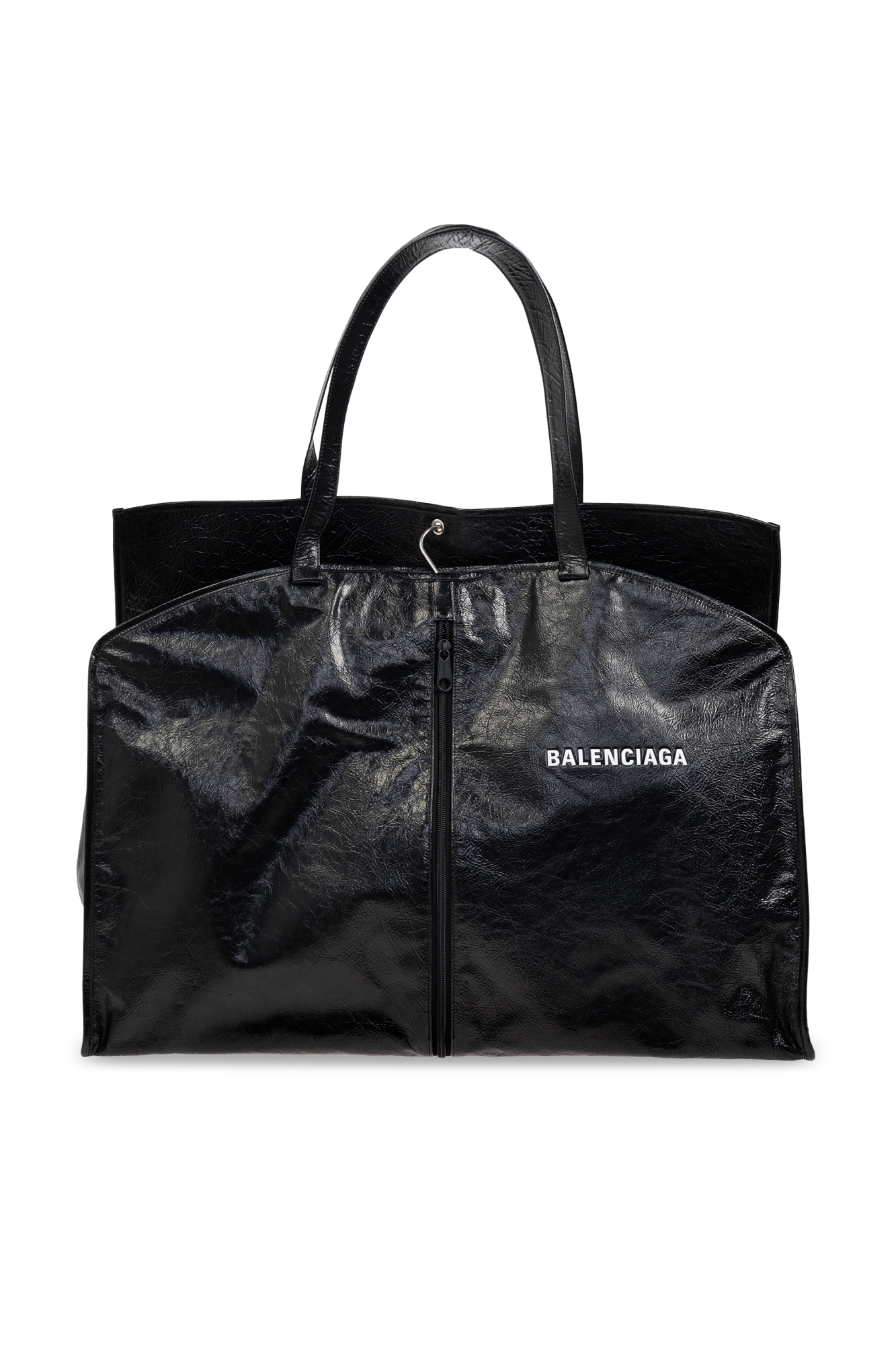 バッグ BALENCIAGA Leather Scaffold Shopper Tote Balenciaga Medium Scaffold Shopper Tote Bag ○ Labellov